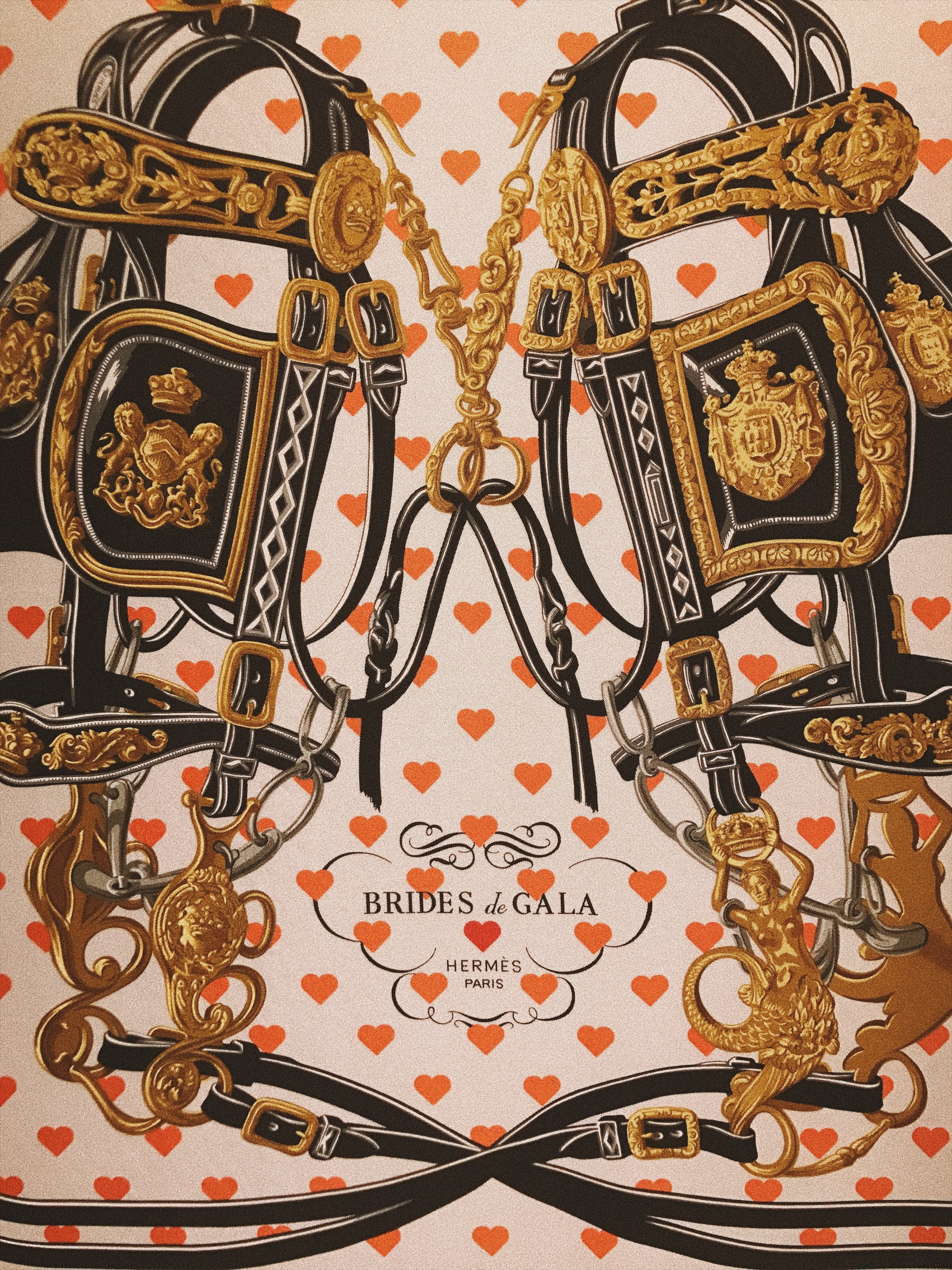 Hermes Heritage Beverly Hills Exhibition, Hermes, fashion, fashion exhibits, museum pop up, high fashion, Los Angeles Beverly Hills, Hermes Brides de Gala Scarf