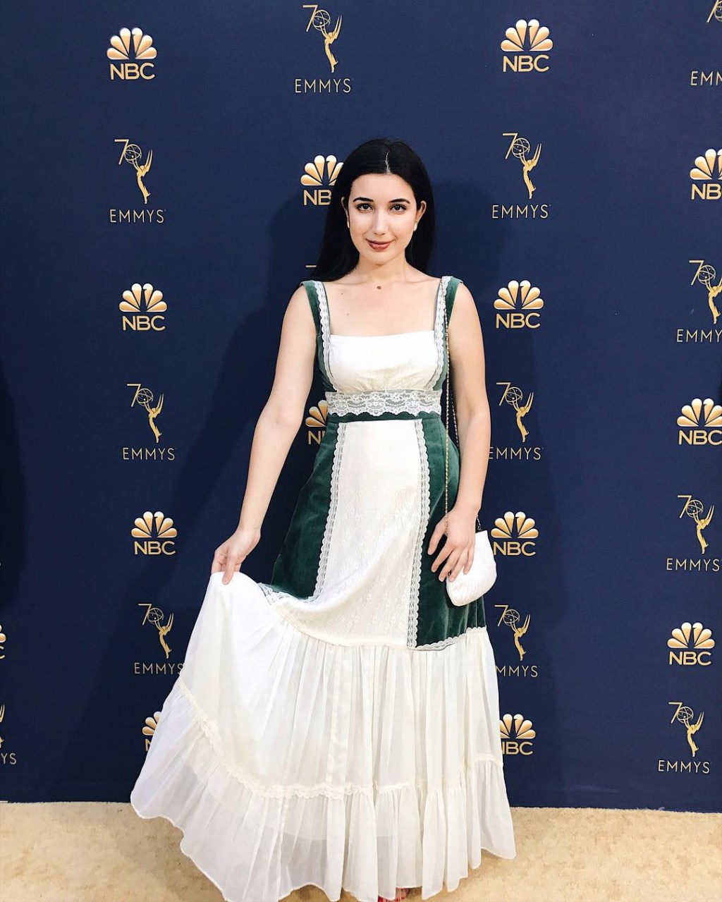 Forward Thinker With A Vintage Dress at The&nbsp;Emmys