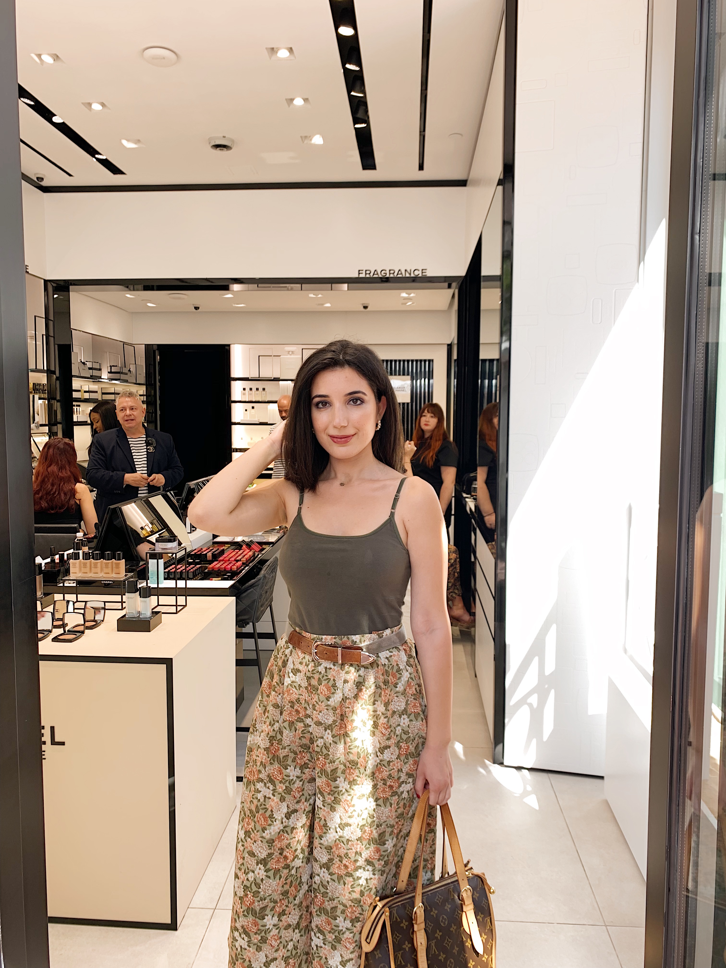Chanel Beauty, Chanel perfume, Chance by Chanel, Palisades Village, Pacific Palisades shopping, beauty event, LA events, style blogger, beauty blogger, lifestyle blogger, lookbook, ootd, Chanel, vintage, luxury, self care, Chanel A La Plage