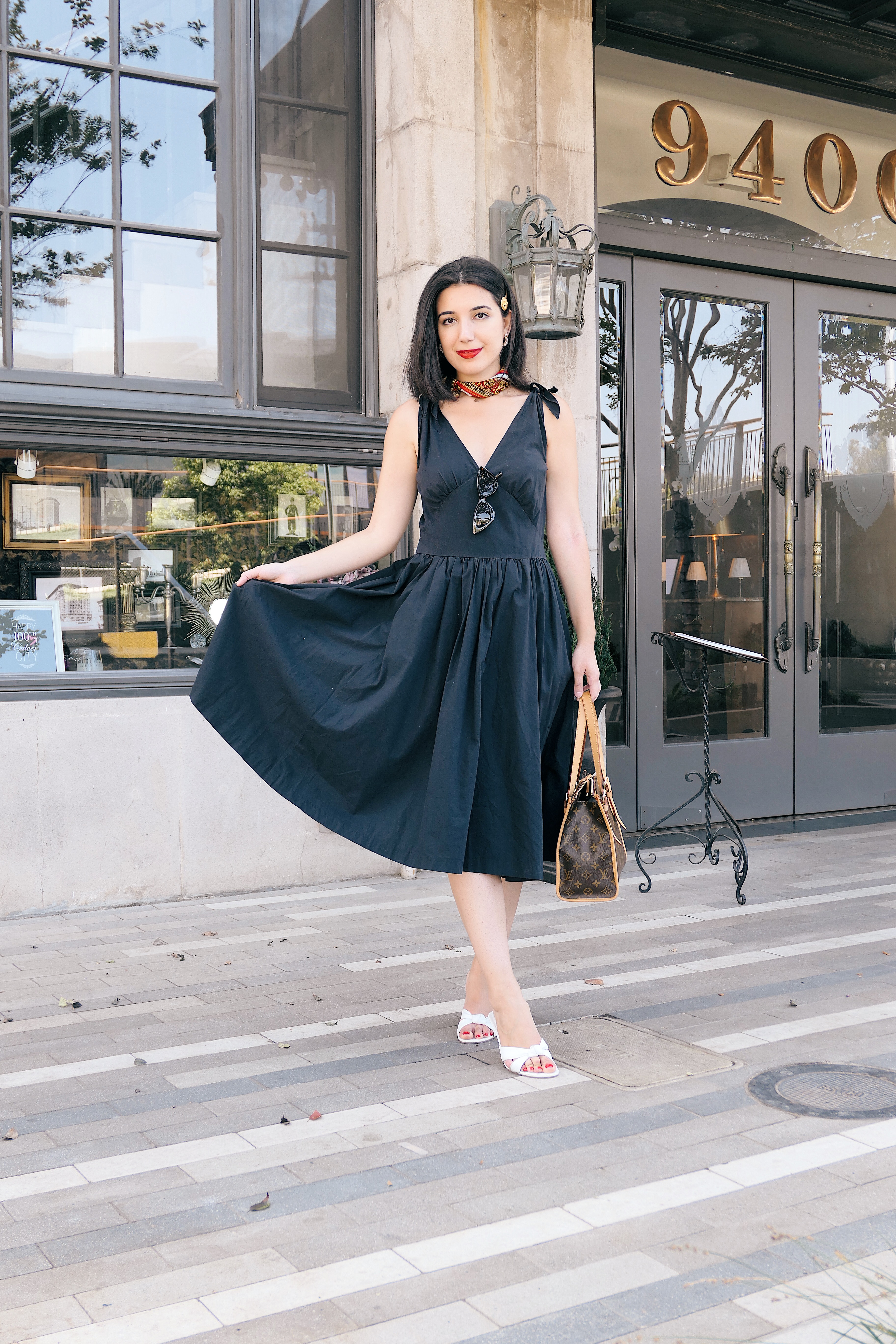 Los Angeles art deco, historic buildings, LA architecture, Marilyn Monroe, John Wayne, Old Hollywood Culver Hotel, 1920s, Los Angeles hotels, vintage fashion, fashion blogger, Louis Vuitton, consigned clothes, retro fashion, Culver City, LA, discover Los Angeles, travel blogger, LA blogger