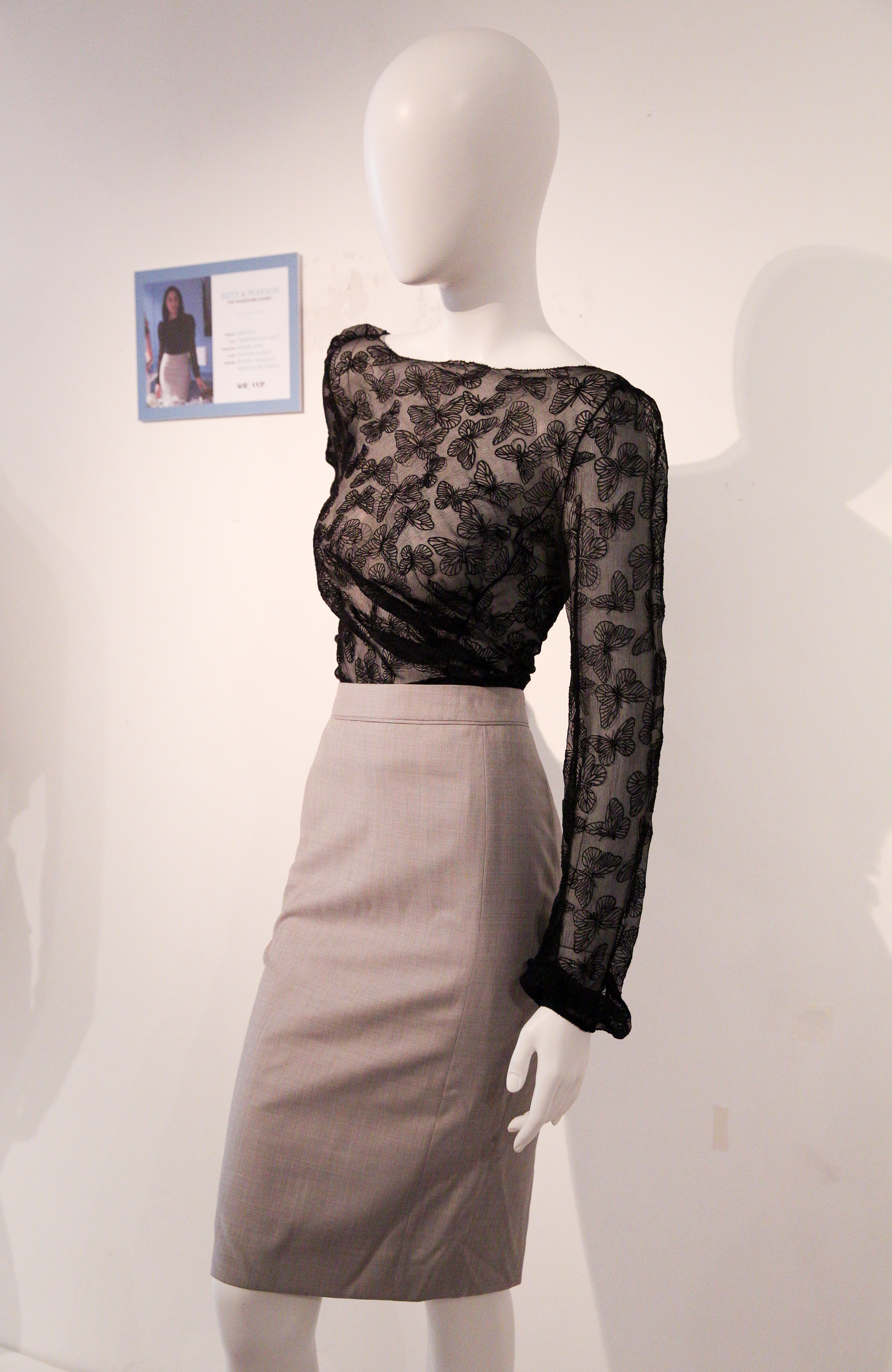 USA Network, Suits, TV costume design, USA Network Suits, fashion news, entertainment news, TV, TV drama, Ralph Lauren, Gucci, Michael Kors, Nina Ricci, Dior suit, exhibition, fashion exhibit, Beverly Hills, Meghan Markle, Rachel Zane, Gina Torres, Jessica Pearson, Pearson, Donna Paulsen, Sarah Rafferty, Jolie Andreatta, Rene Reyes