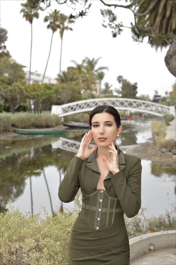 Lavish Alice, Rent the Runway, asymmetrical dress, corset, corset dress, mini dress, white boots, Dior, Dior autumn/winter 2022, fashion, runway