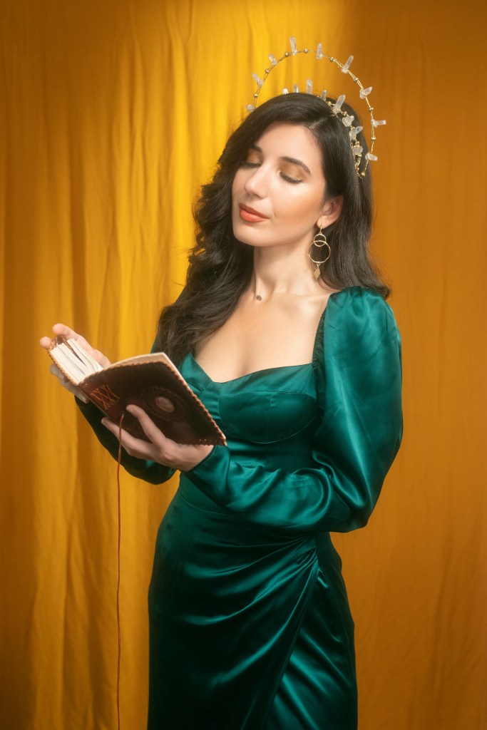 Pre-Raphaelite, British art, Tate Britain, Dante Gabriel Rossetti, John Waterhouse, John Everett Millais, art and fashion, 19th century, 1800s dress, sweetheart neckline, bustier dress, sustainable fashion, satin dress, Proserpine, Victorian dress, Reformation dress, Met Gala, gown